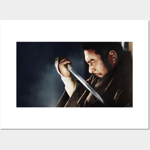 Zatoichi Digital Painting Wall Art by CH3Media